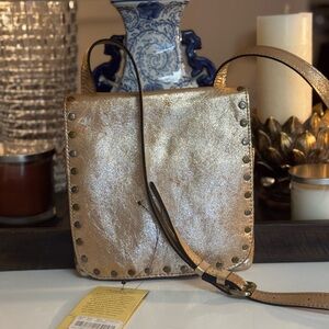 🩷 NWT PATRICIA NASH CHAMPAGNE FOIL COLLECTION CROSSBODY BAG!